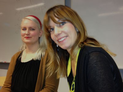 Torun Carrfors och Agnes Arpi