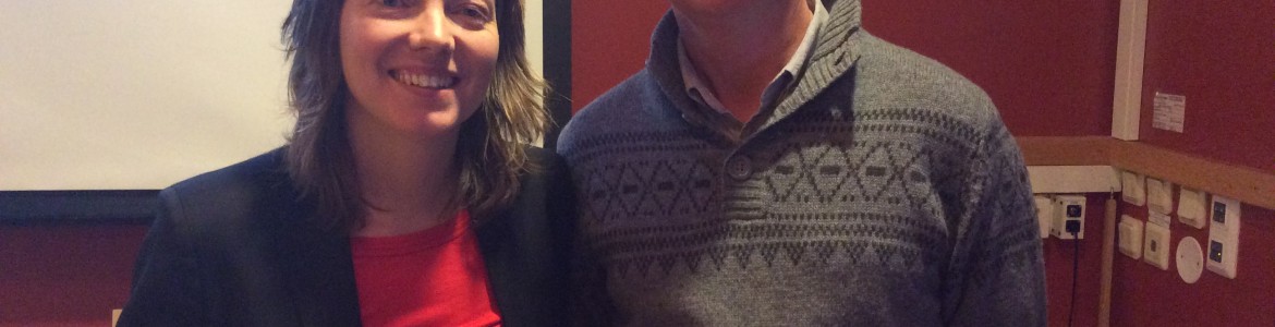 Malin Björk och Christer Johansson