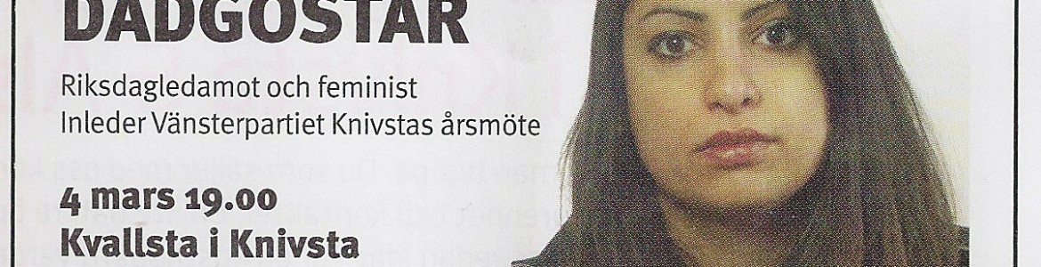 Nooshi till Knivstas årsmöte 2015