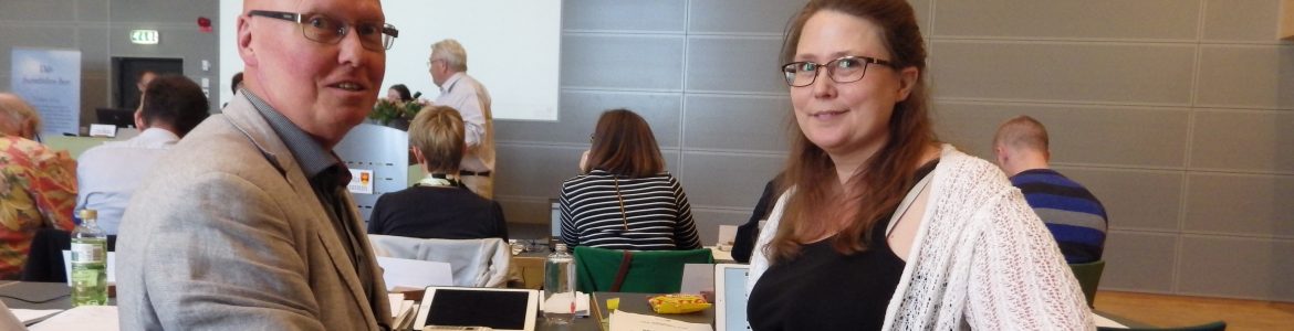 Christer och Malin på KF