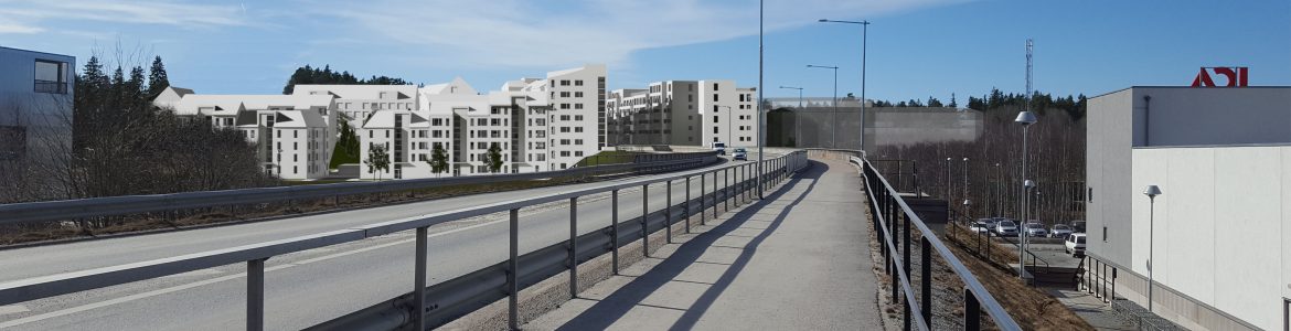 Exempelvy från bro Centrala Ängby