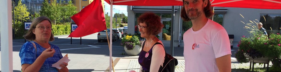 Ilona och Jonas med allmänheten