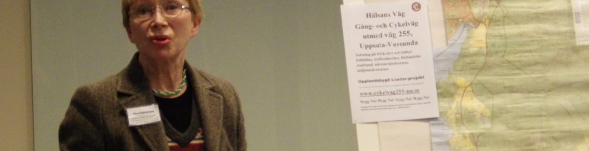 Ylva Dahlström gästtalar på Vänsterpartiet Knivstas årsmöte 26 januari 2017