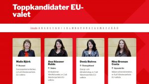 Toppkandidaterna i EU-valet