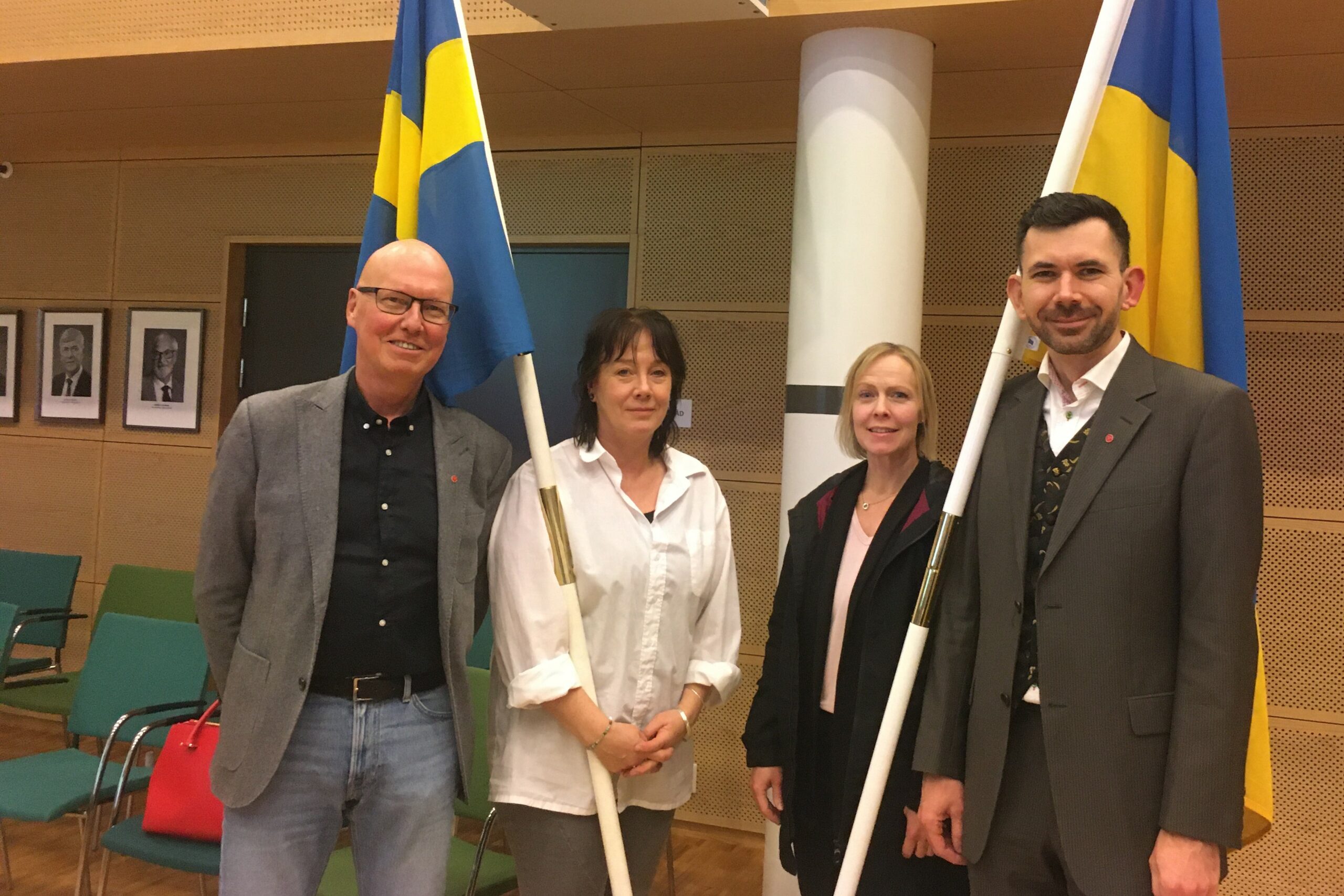 Christer, Maria, Anna och Said