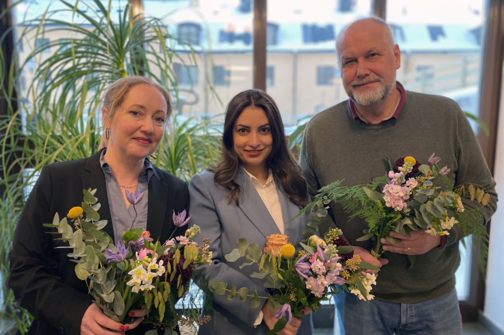 Hanna, Nooshi och Jonas