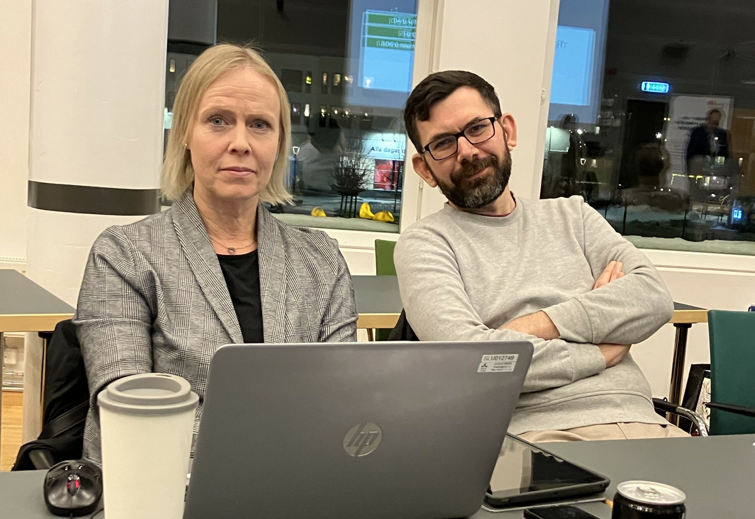 Anna Svensson och Said Hodzic