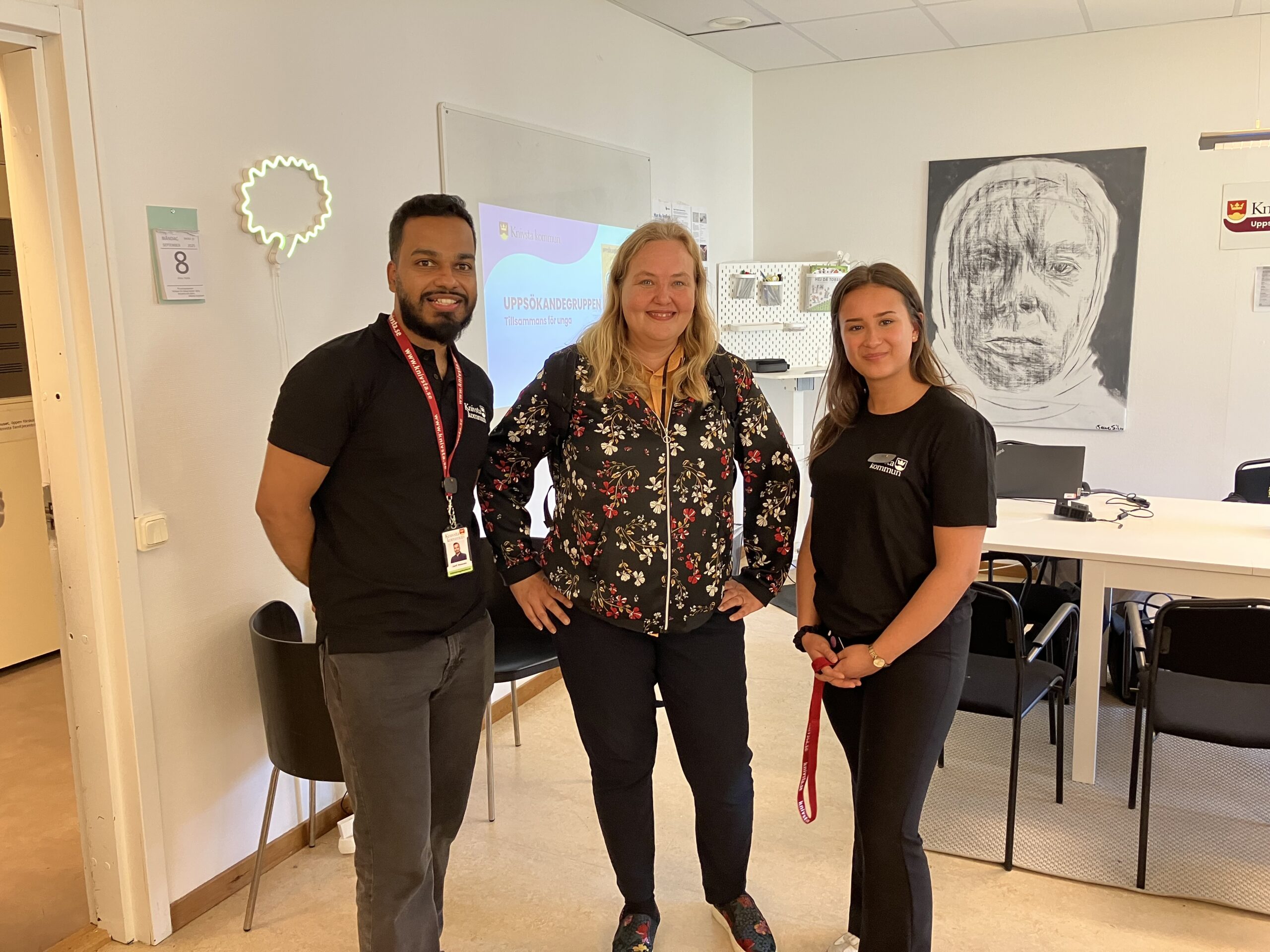 Ida träffade en studiekamrat hos Uppsökandegruppen