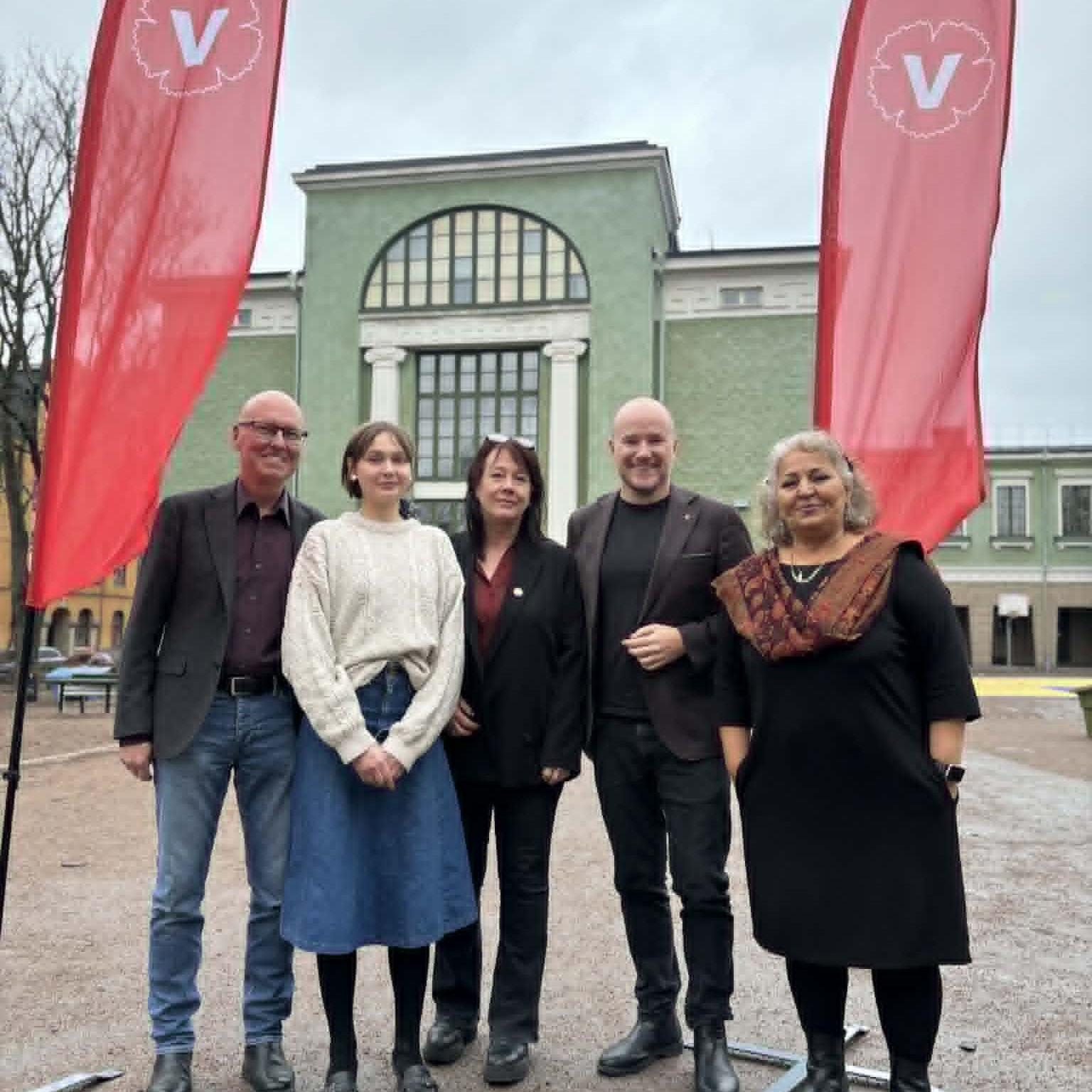 Christer, Agnes, Maria, Tobias och Salima
